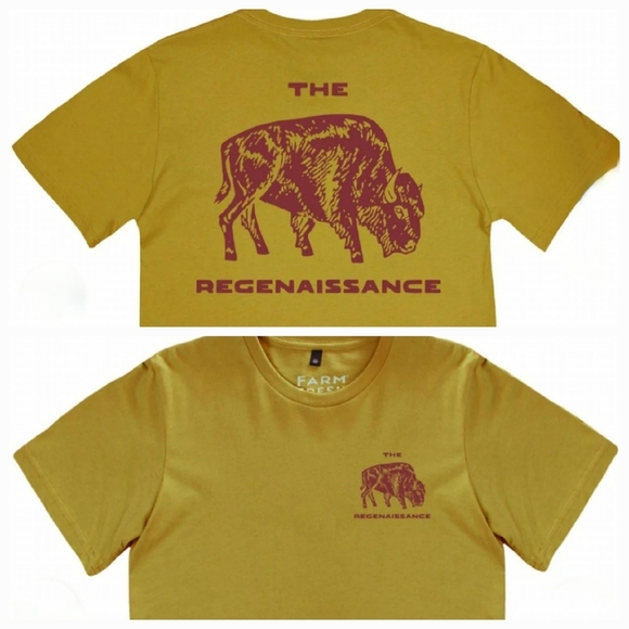 Regenaissance - Mustard  Men's T-Shirt - Picture 2 of 13